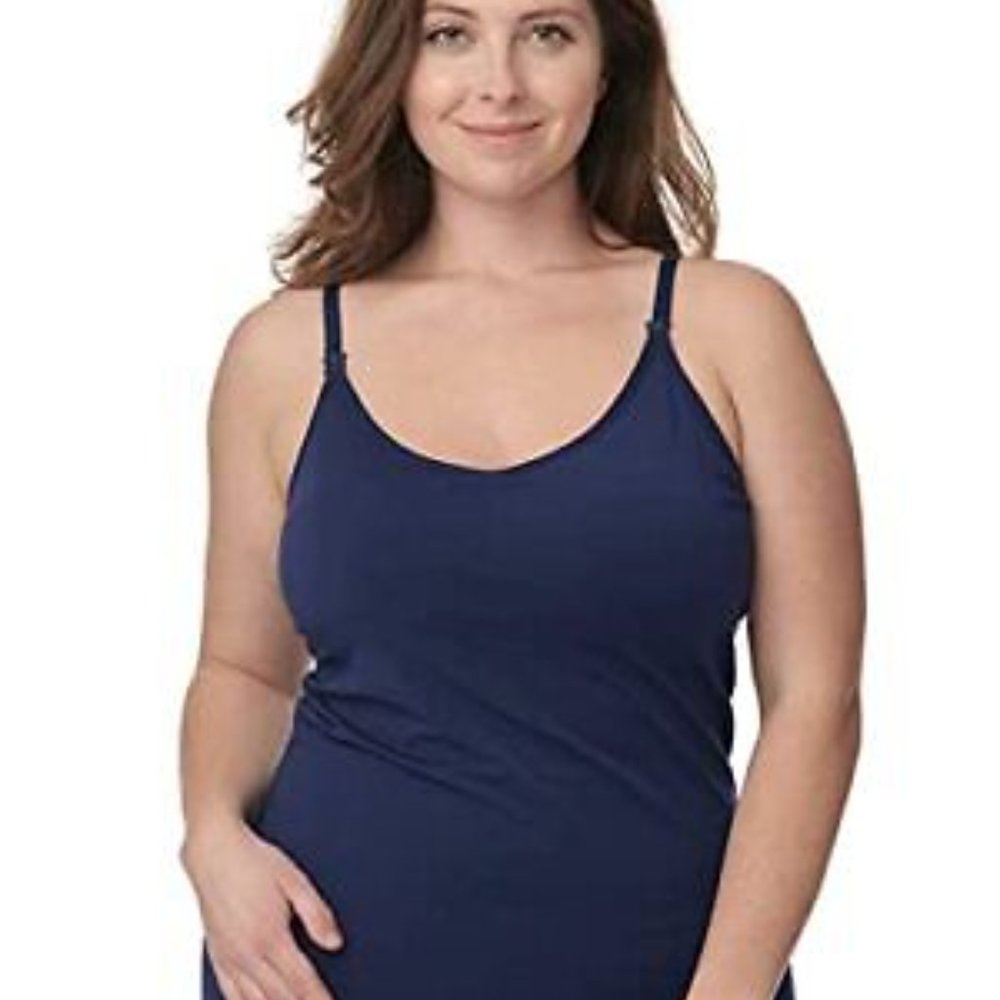💕 3/$25 💕 Under Control Dark Navy Blue Nursing Tank Top Cami M